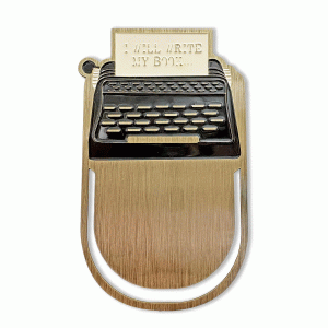 Метален книгоразделител - Пълтни прес, Ще пиша!